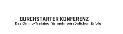 Durchstarter Konferenz 2017